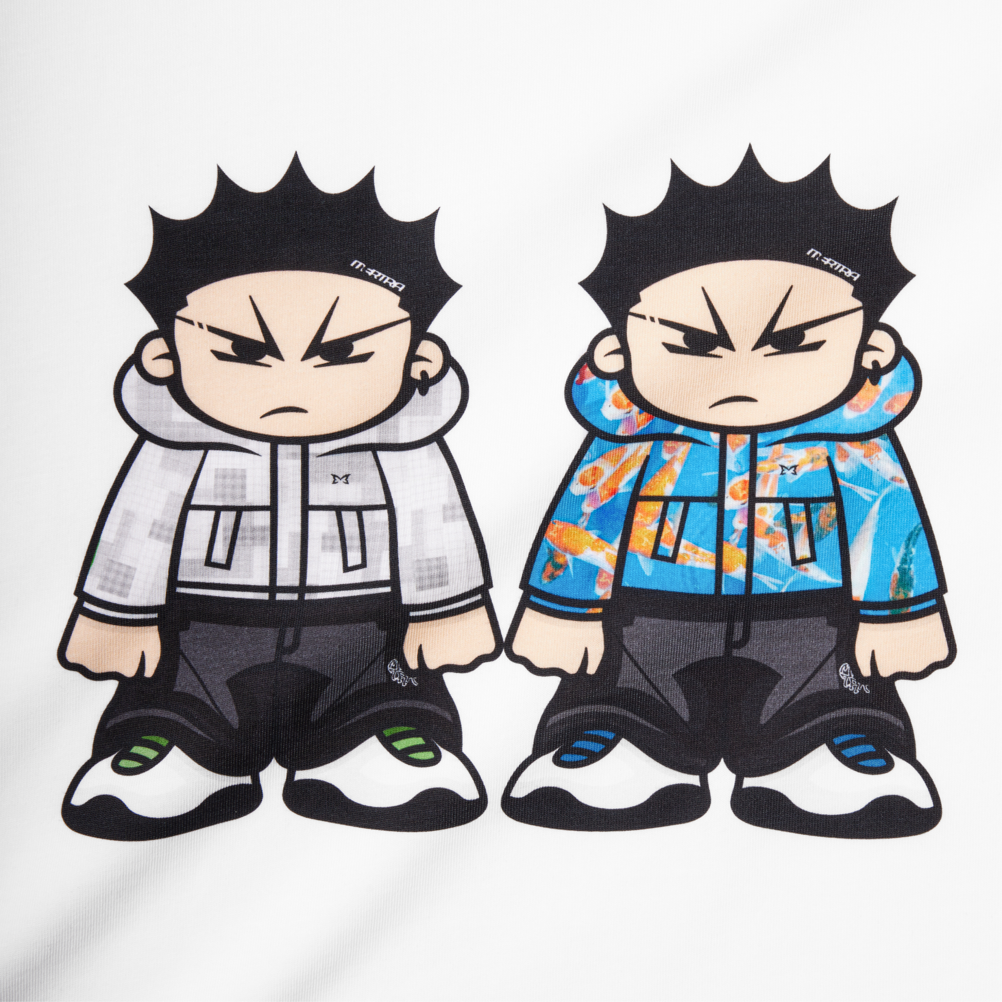 Mascot Tee (Patchwork / Koi)