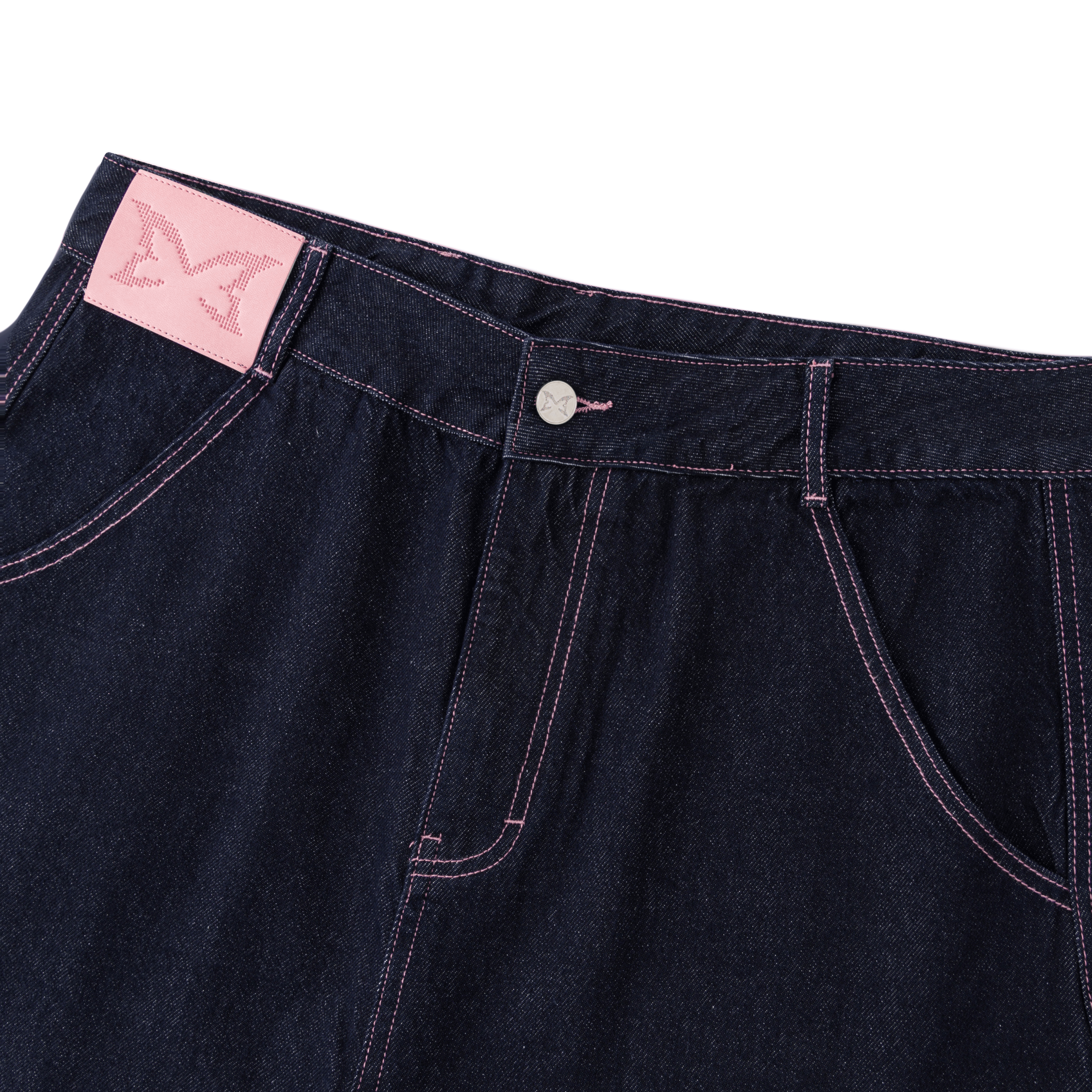 Reverse Bigstep Denim (Indigo / Pink)