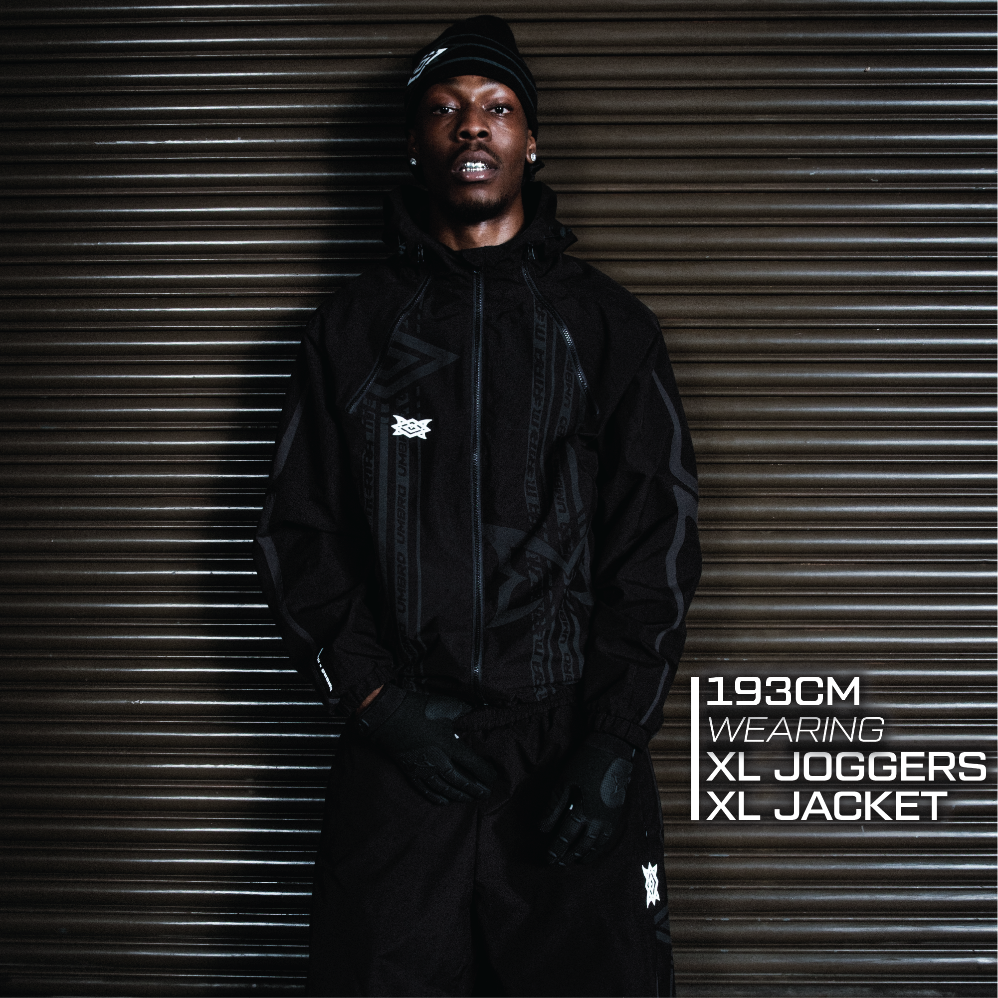 MERTRA x Umbro Technical Jacket (Black)