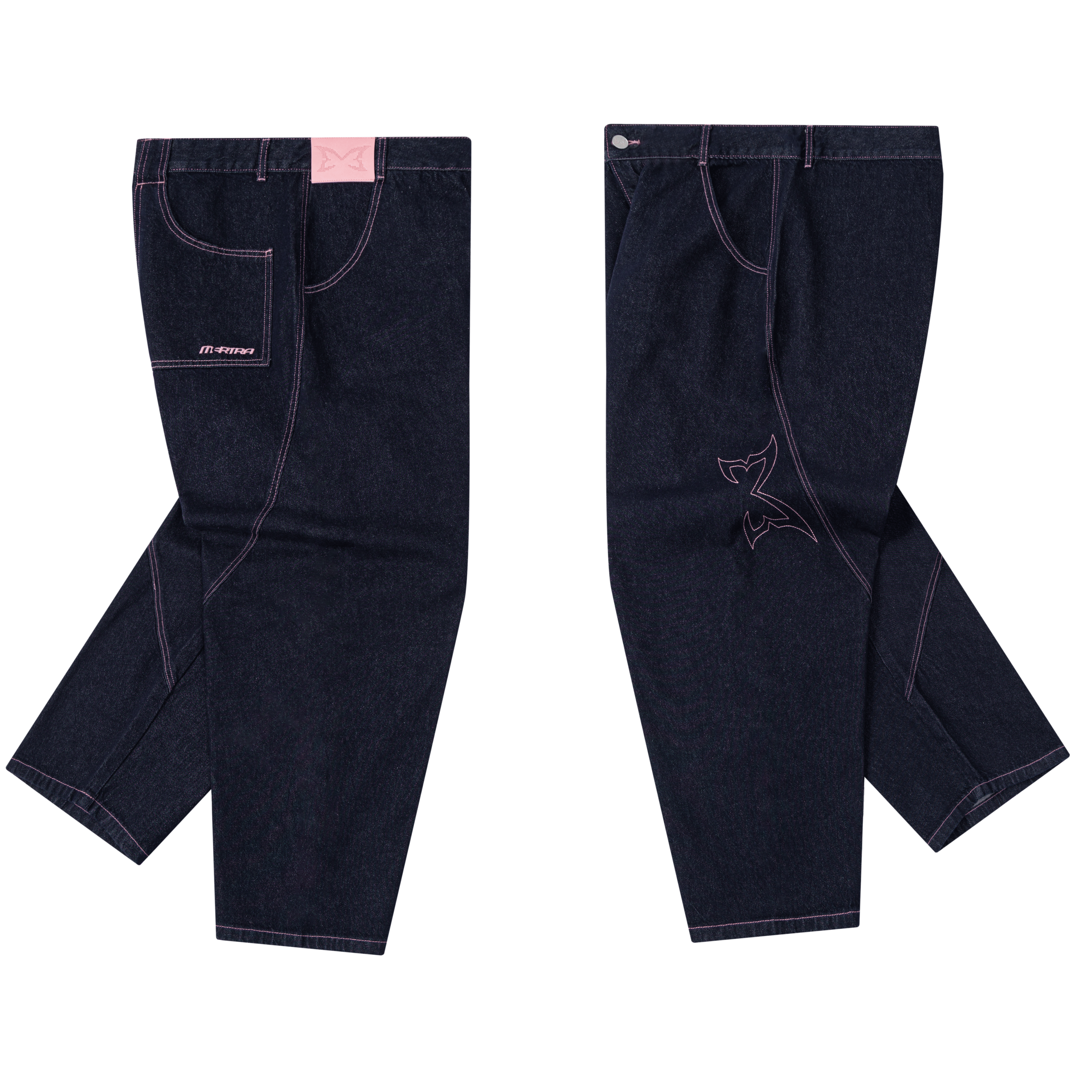 Reverse Bigstep Denim (Indigo / Pink)