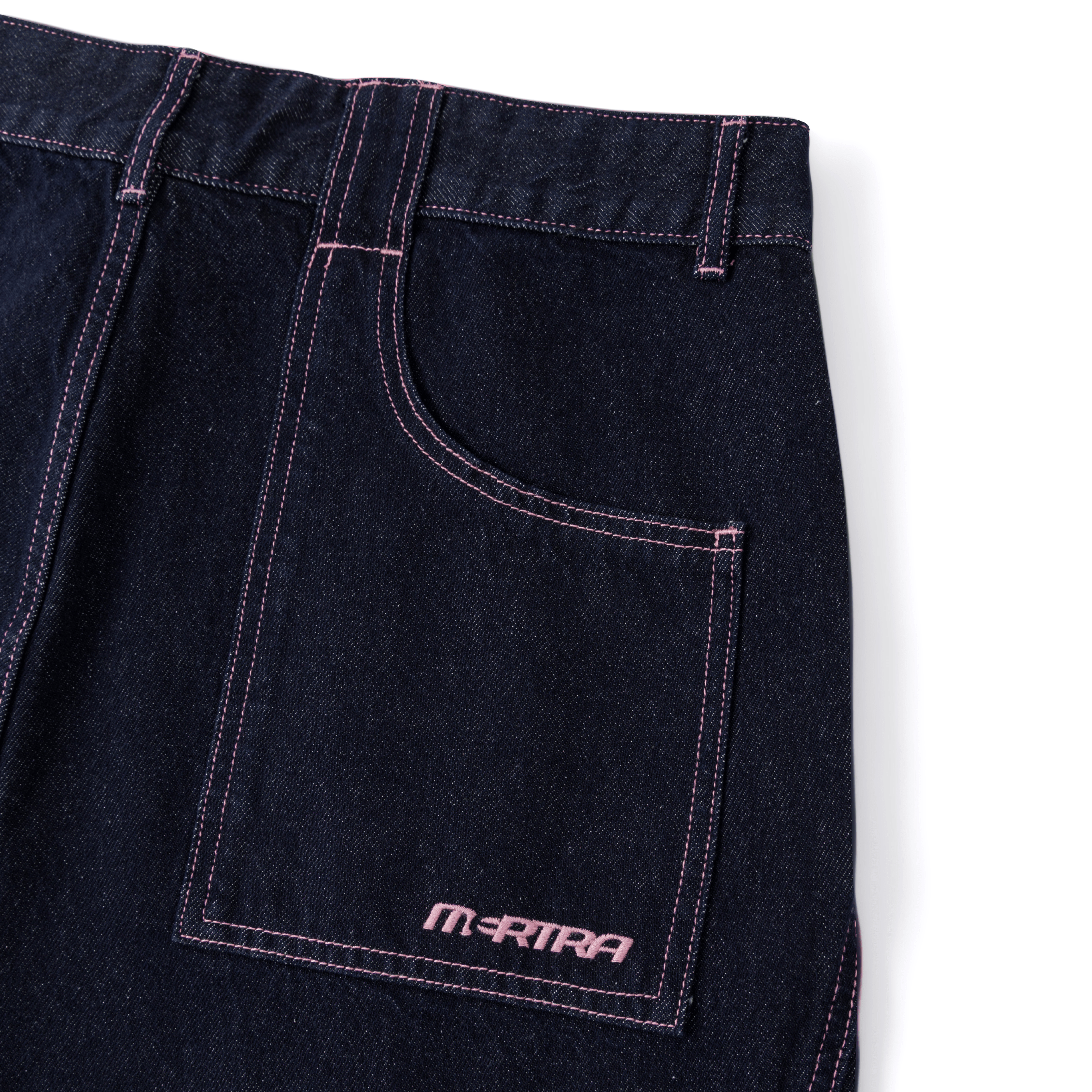 Reverse Bigstep Denim (Indigo / Pink)