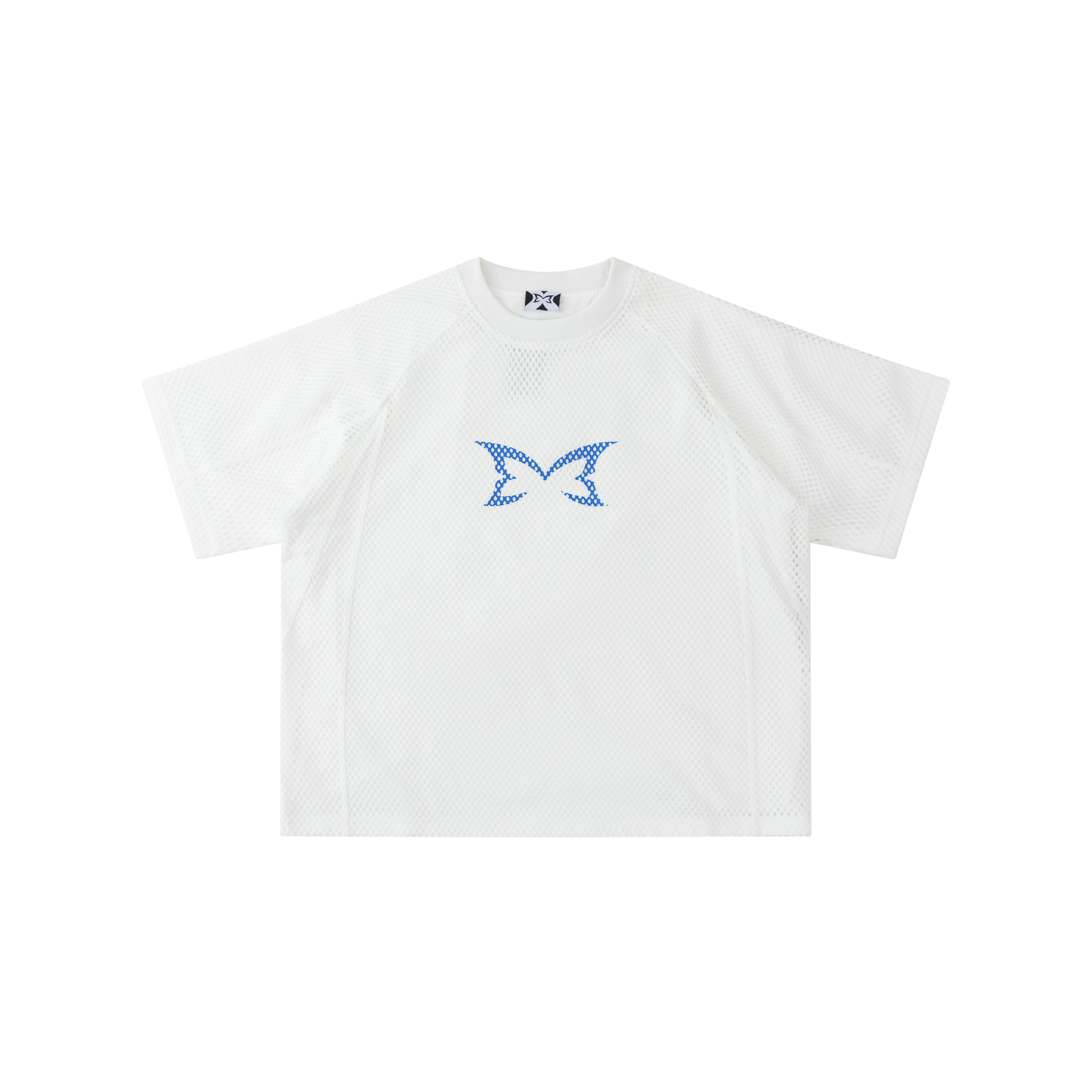 Layered Mesh Jersey (White)