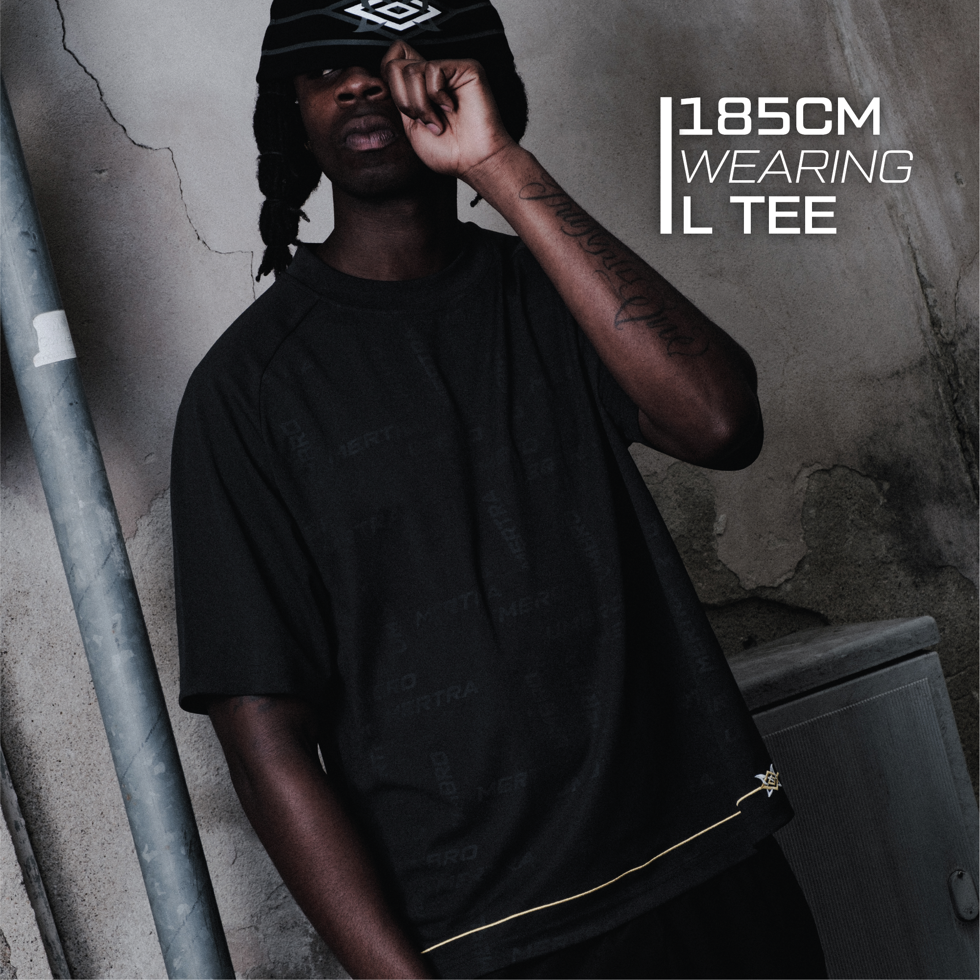 MERTRA x Umbro Training Tee (Black)