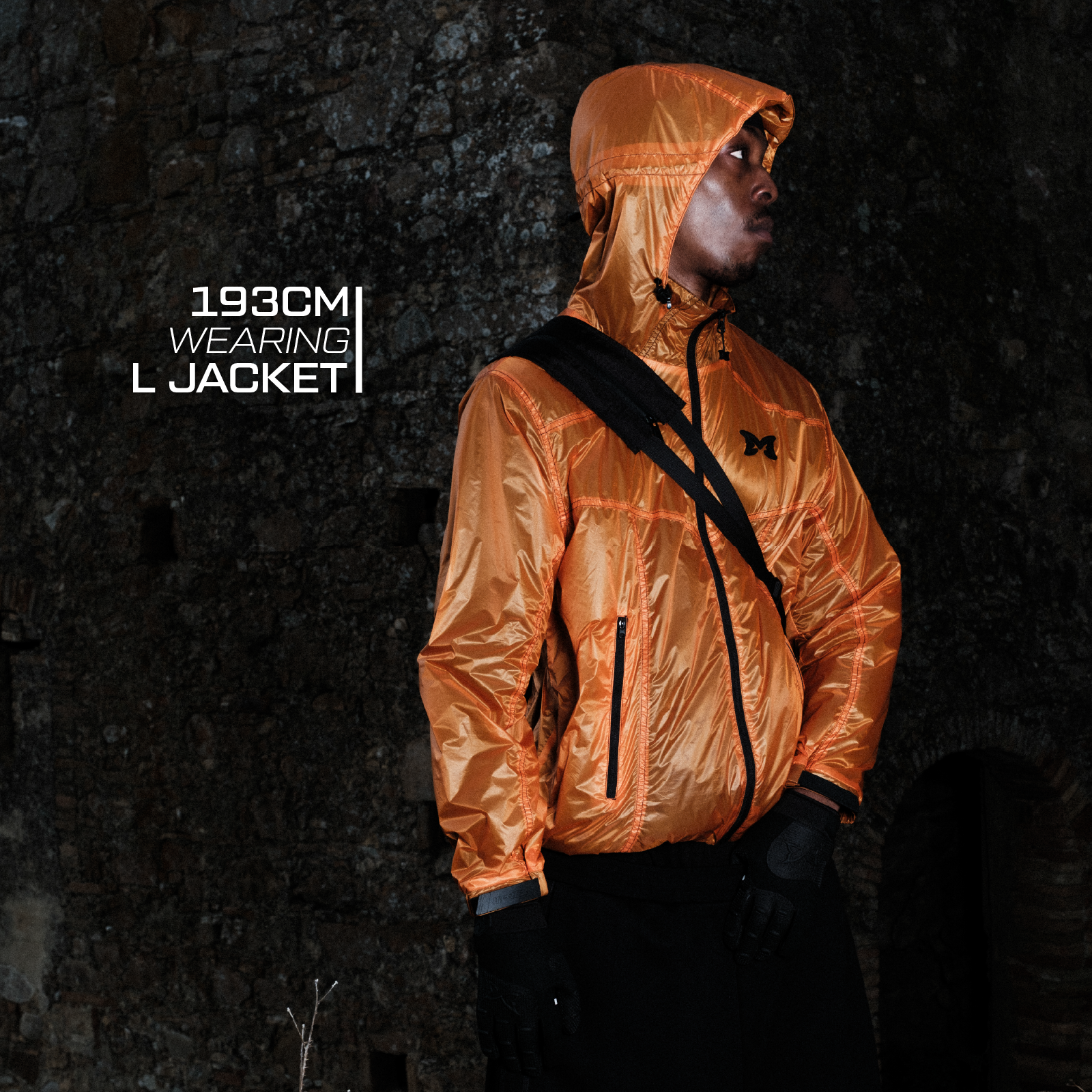 Trashbag Nylon Jacket (Orange)