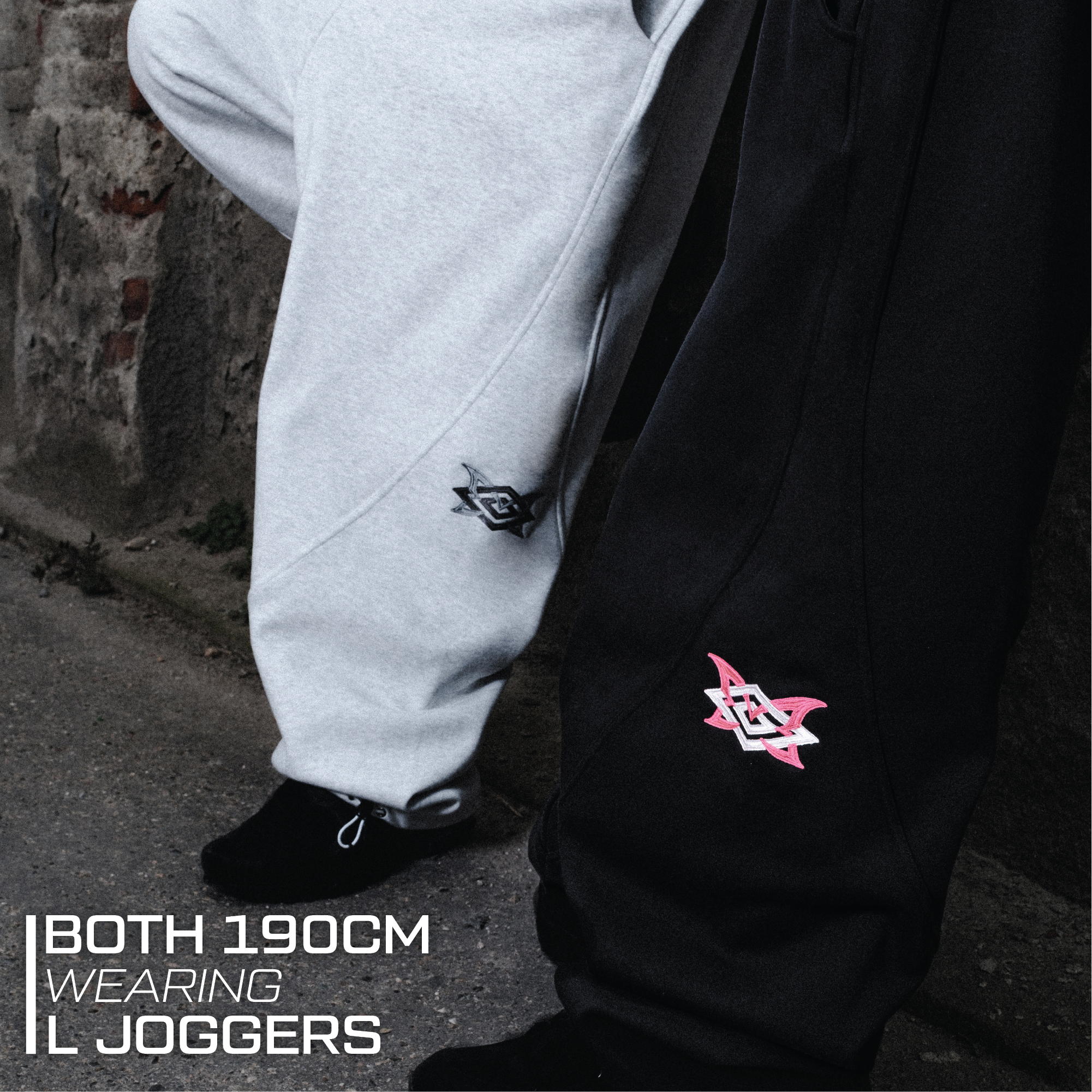 MERTRA x Umbro Warm Up Joggers (Black/Pink)