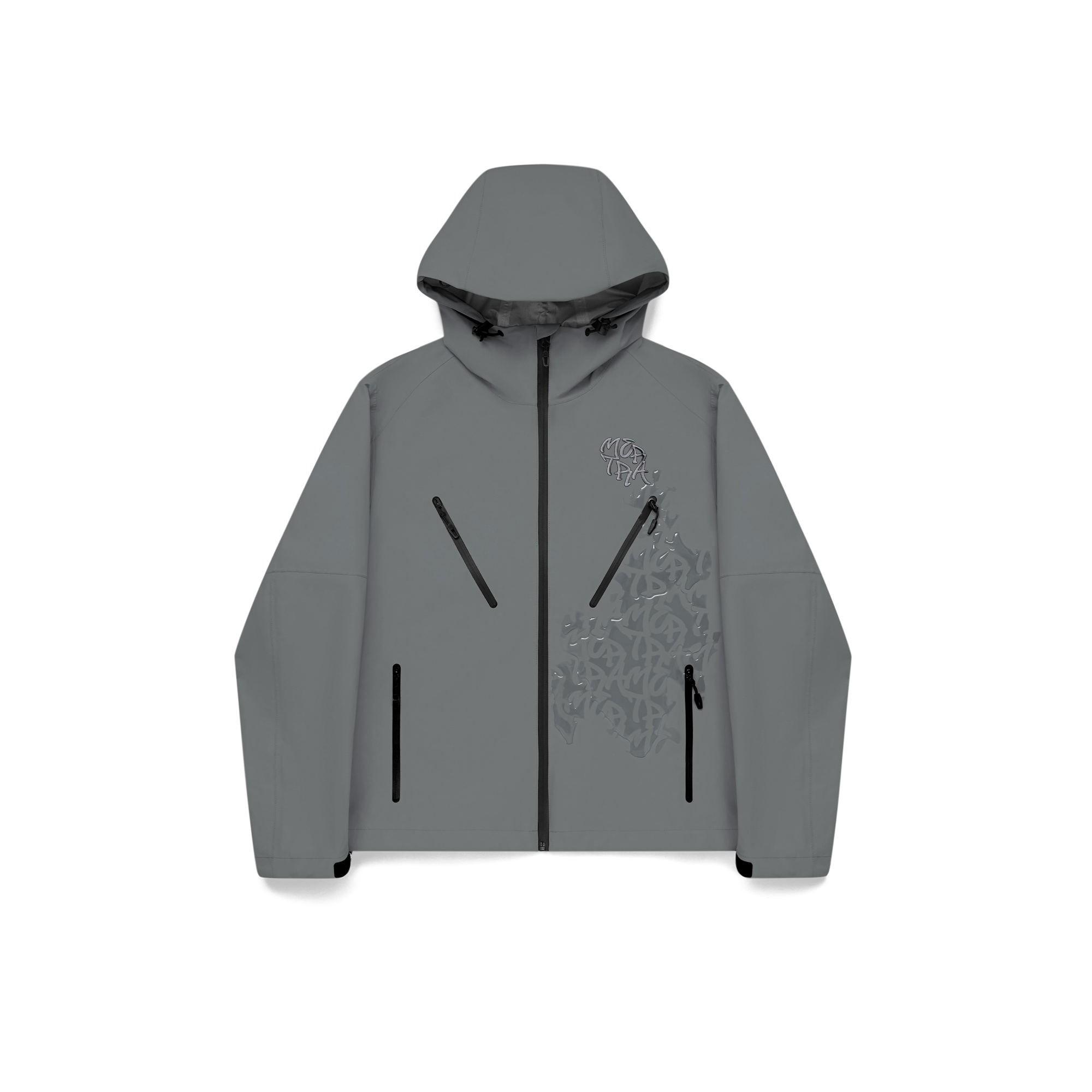 Monogram Shell Jacket (Slate)